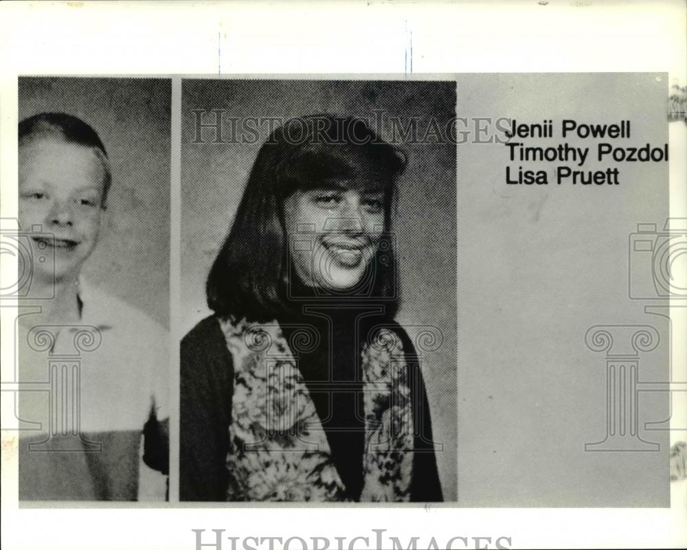 1990 Press Photo Lisa Pruett copied from the Shaker High School Year book - Historic Images