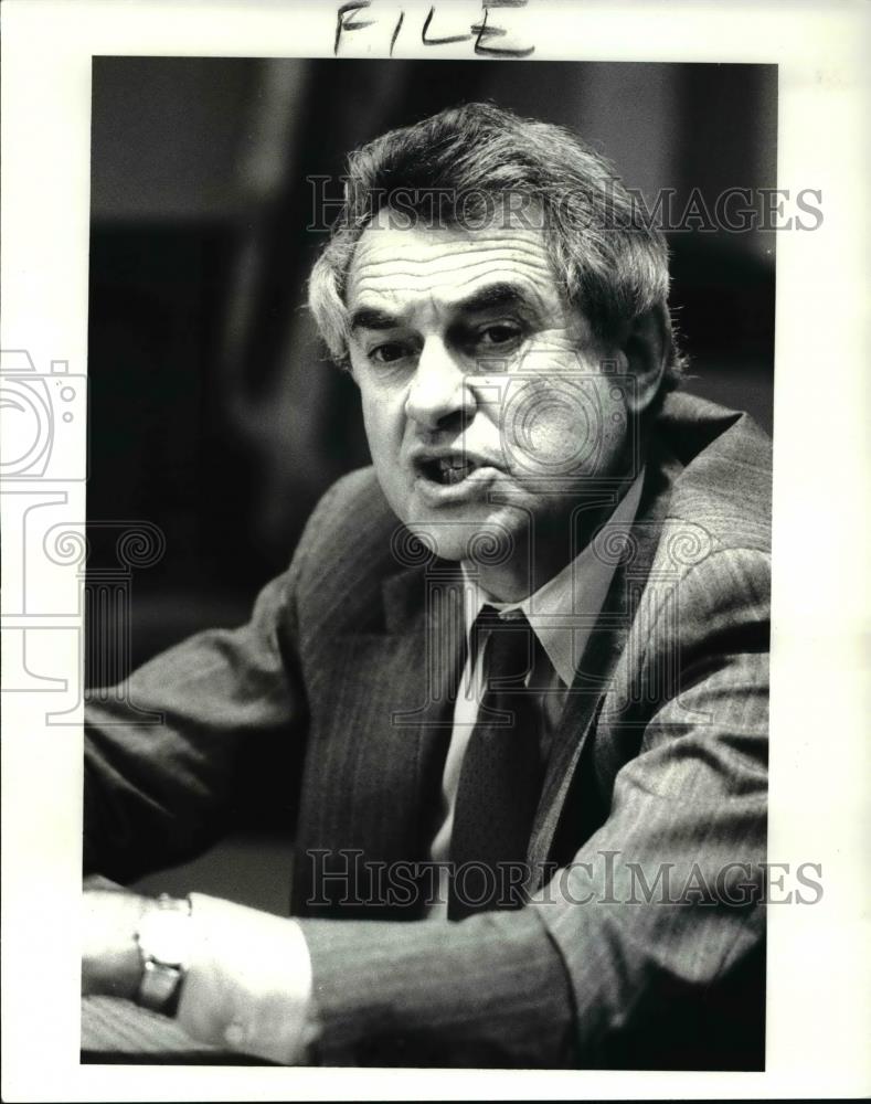 1988 Press Photo Metro Park Board Vice President Fred Rzepka - Historic Images