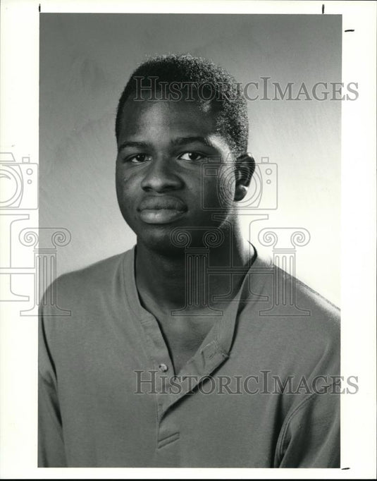 1990 Press Photo Anthony T Parker Valedictorian - Historic Images