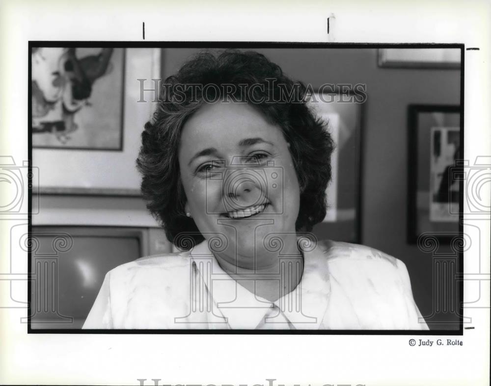 1993 Press Photo Ellen R. Malcom, President, Emily&#39;s List - Historic Images