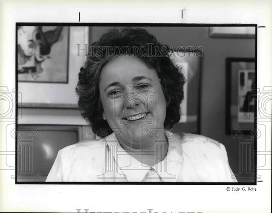 1993 Press Photo Ellen R. Malcom, President, Emily's List - Historic Images