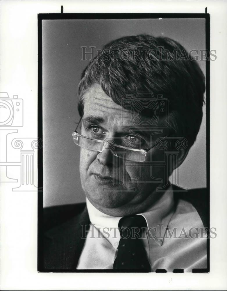 1987 Press Photo Dr. Andew P Morley Jr. - Historic Images