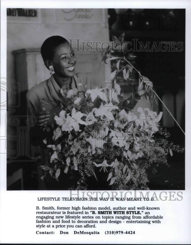 Press Photo B. Smith with Style Lifestyle TV Series Fashion Food and Design - Historic Images
