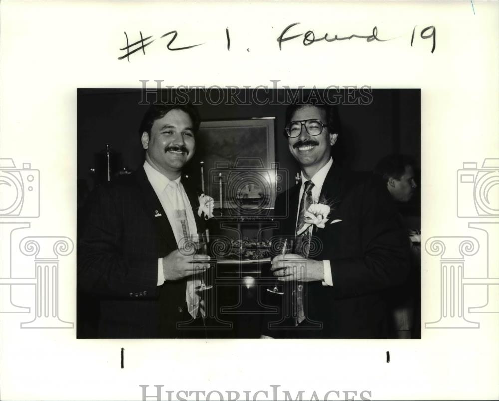 1991 Press Photo Bob Rotatori and Barry Minoff - Historic Images