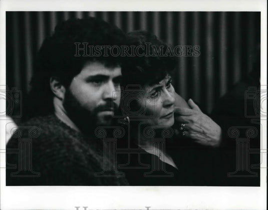 Press Photo Adele Marcelino with Vince - Historic Images