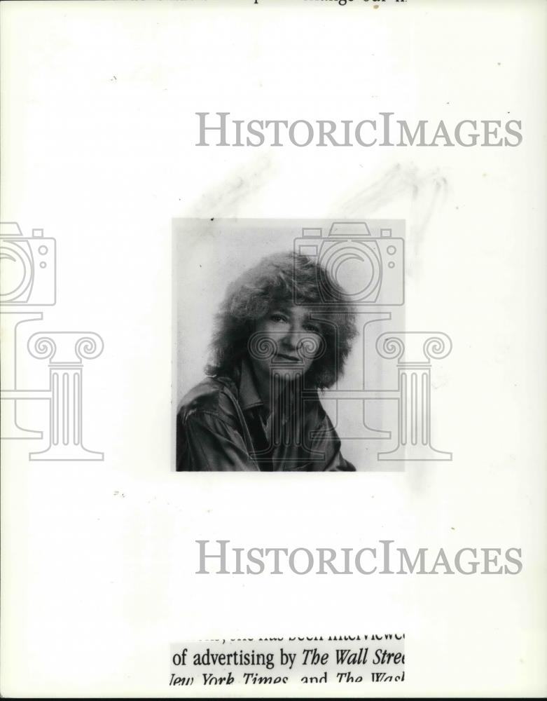 1990 Press Photo Carol Moog, writer - Historic Images