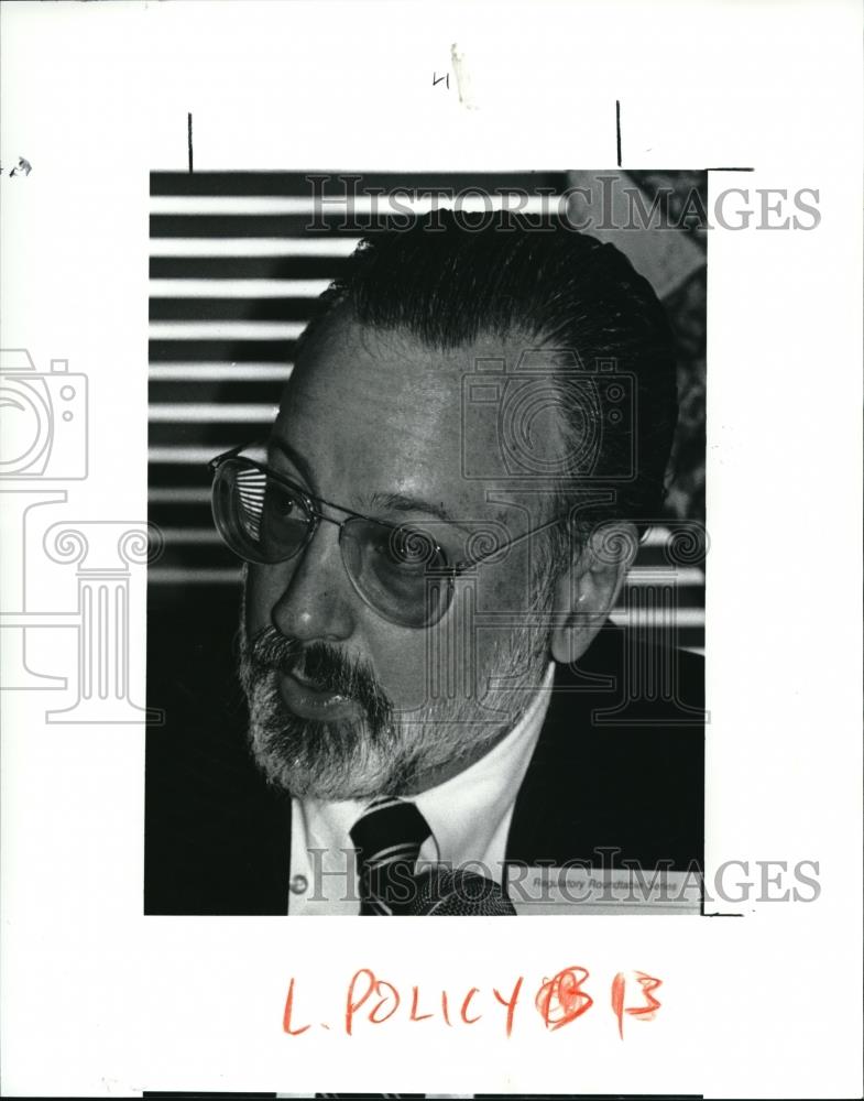 1991 Press Photo Dr. Henry I. Miller, Biotechnology director - Historic Images