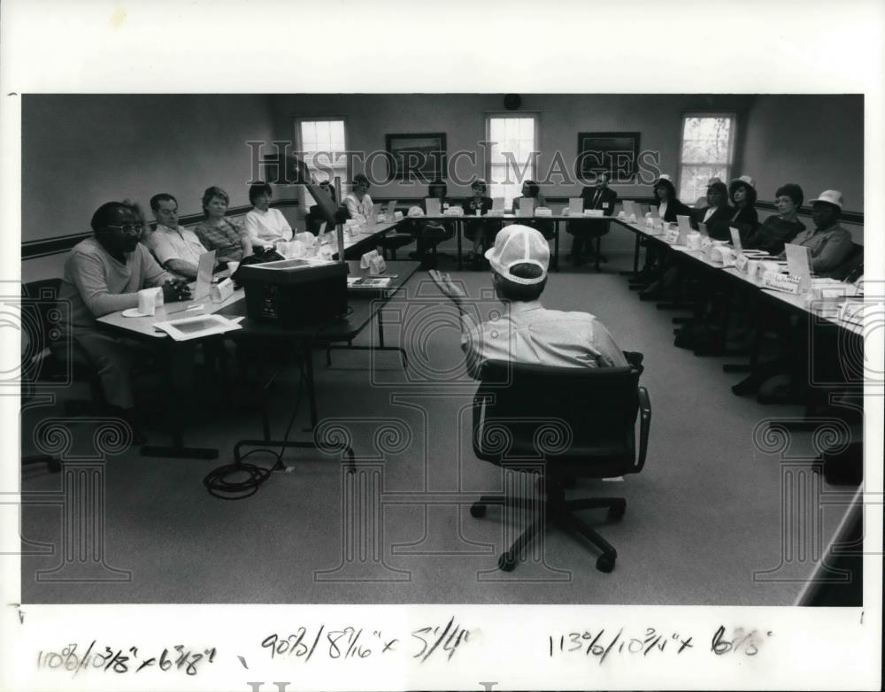 1991 Press Photo Richard J. McCann President of Meridia Health System - Historic Images