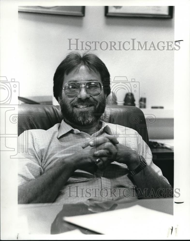 1989 Press Photo Gary Paiene Painesville City Engineer - Historic Images