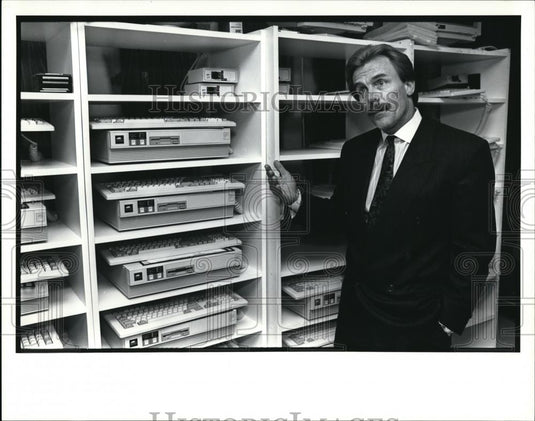 1991 Press Photo Beachwood Computer Manufacturer David F. O'Connor - cva32218 - Historic Images