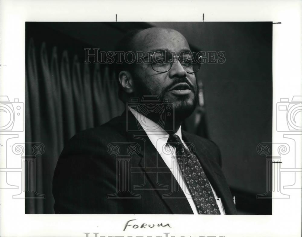 1990 Press Photo Reverend Marvin McMickle - Historic Images