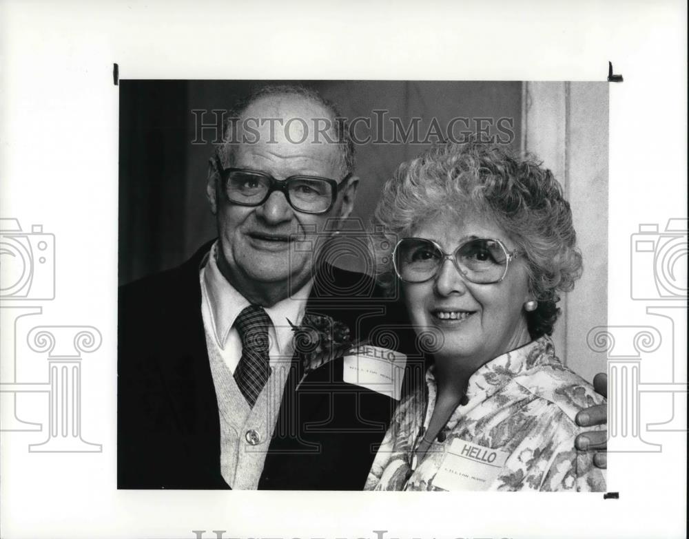 1988 Press Photo William and Lillian Morse - Historic Images