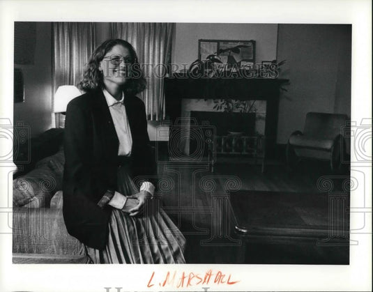1991 Press Photo Ann Marshall - Historic Images