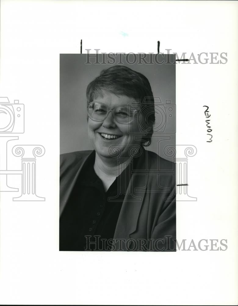 1990 Press Photo Meredith Ring of East Cleveland Womens program coordinator - Historic Images