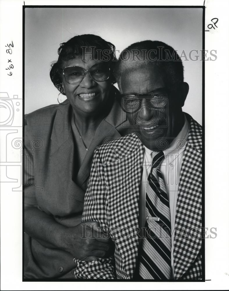 1991 Press Photo Mr. and Mrs. John Parries - Historic Images
