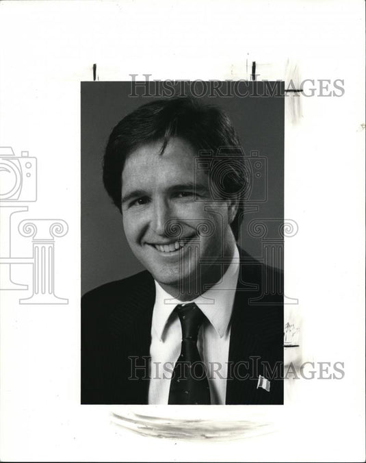 1989 Press Photo Patrick O' Malley candidate for Ward 16 council - Historic Images