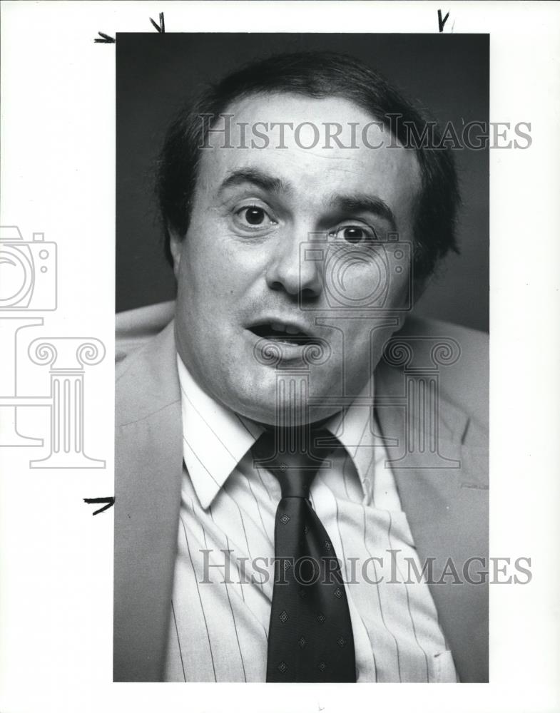 1989 Press Photo Jerry Ranally of the Lake County Juvenile court - Historic Images