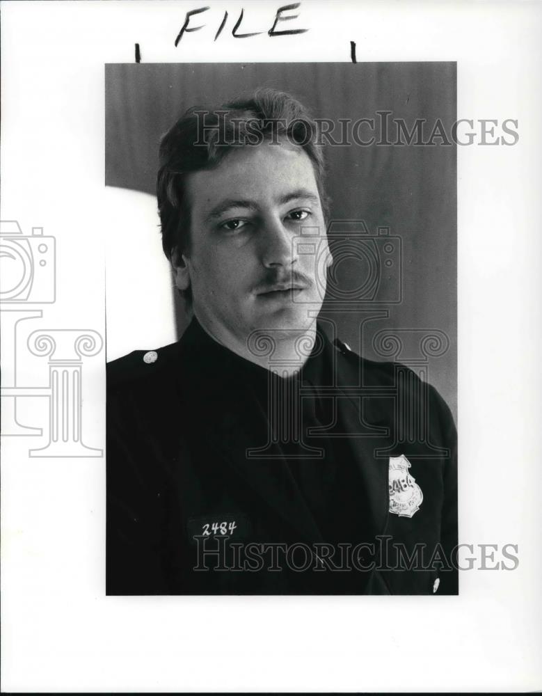 1988 Press Photo David Manear on of 4 Police honored as policemen of the year - Historic Images