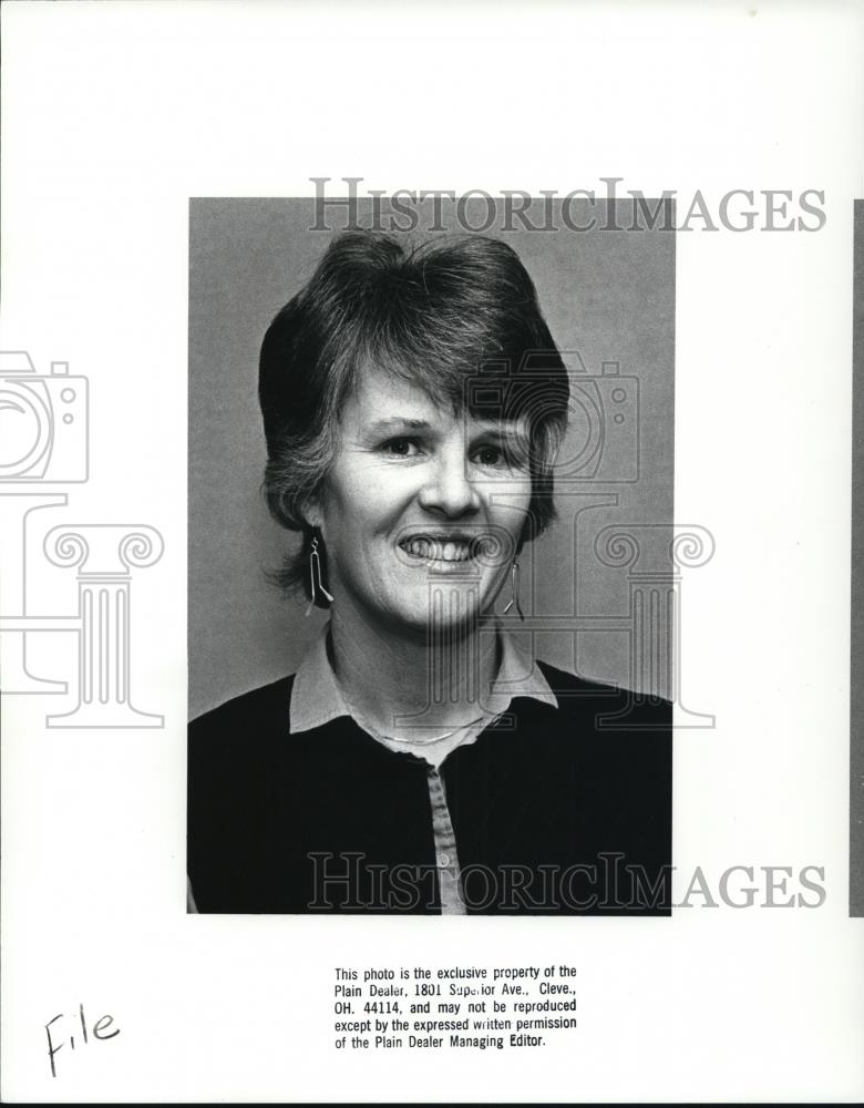 1987 Press Photo Gay Yereau, Fair housing Advocate - Historic Images