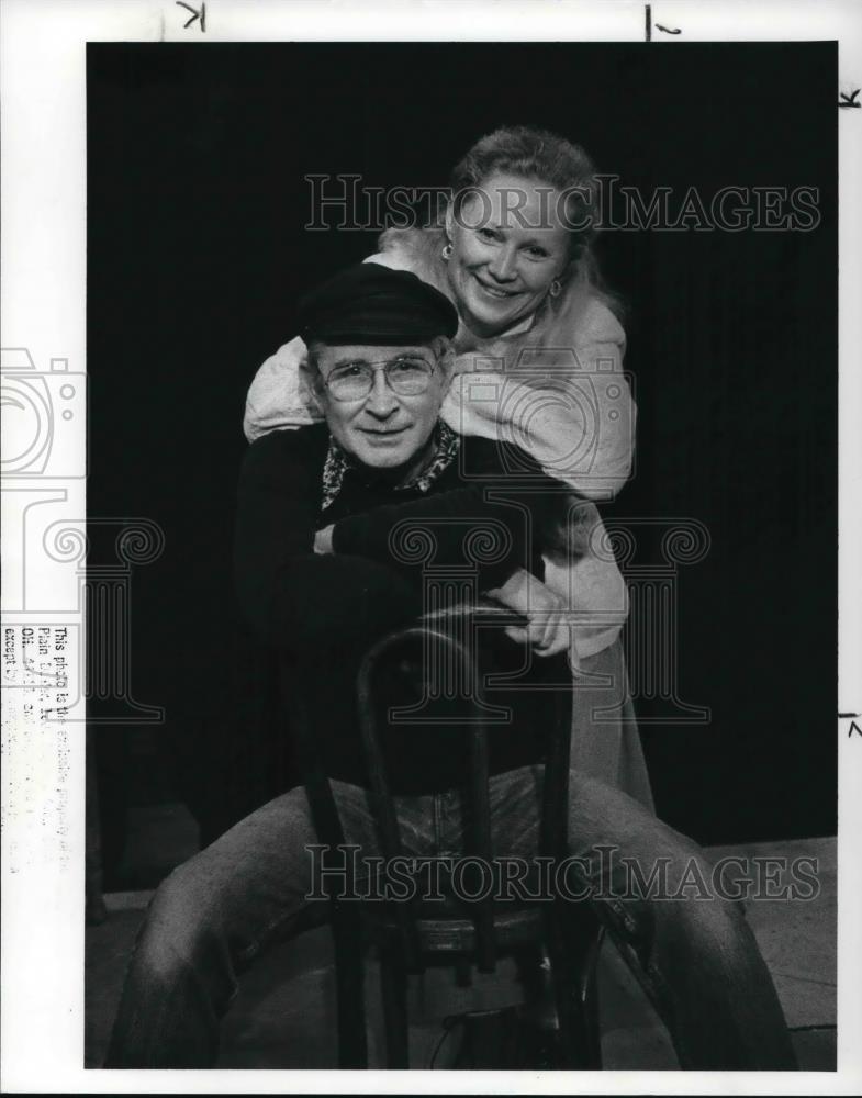 1988 Press Photo Joyce Casey and Ron Newell new art directors of Dobama Theater - Historic Images
