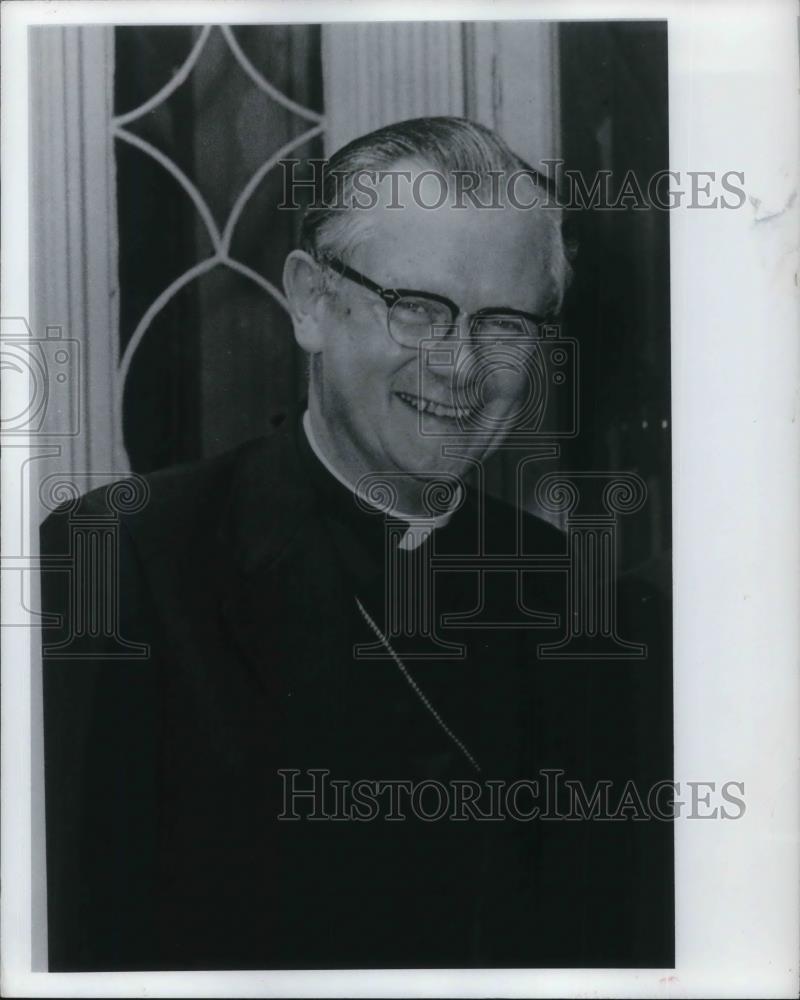 1974 Press Photo Bishop James A. Hickey - cvp21310 - Historic Images