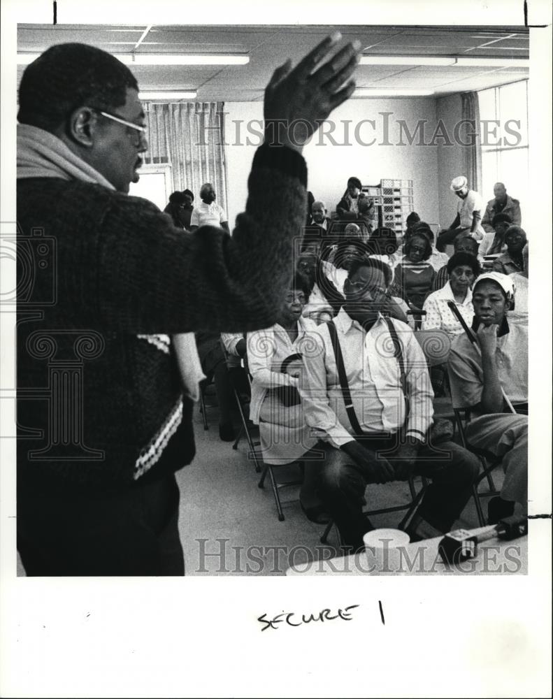 1991 Press Photo Darlice S. Ogletree, police chief for CMHA security force - Historic Images
