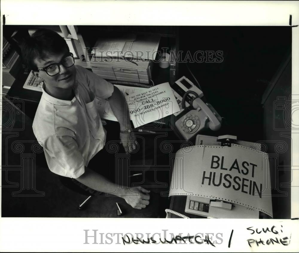 1990 Press Photo Jeff Scott, president of Tel Ad Incorporated - Historic Images