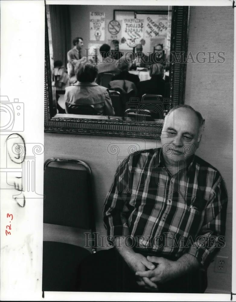 1989 Press Photo Joe Munici Member of Western Reserve Alliance - Historic Images