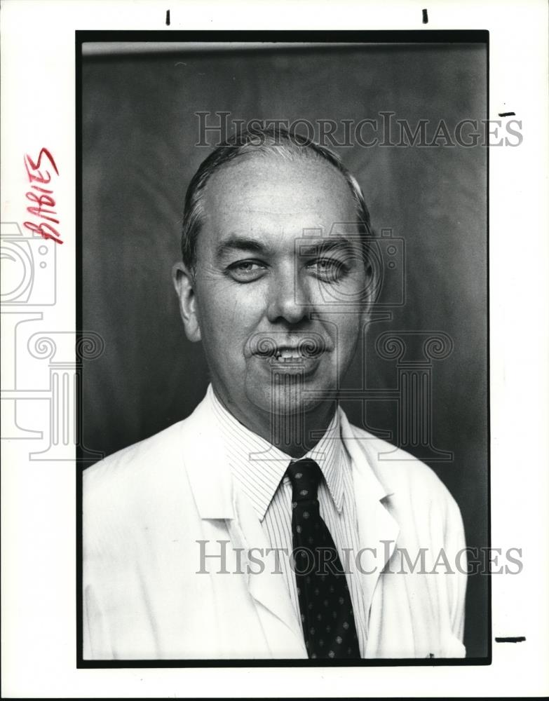 1991 Press Photo Dr. Jacob Palomaki M.D. Fairview General Hospital - Historic Images