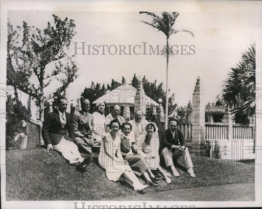 1934 Press Photo James Buckley, Albert Royce, Mr. and Mrs. Irving Zacharevitz - Historic Images
