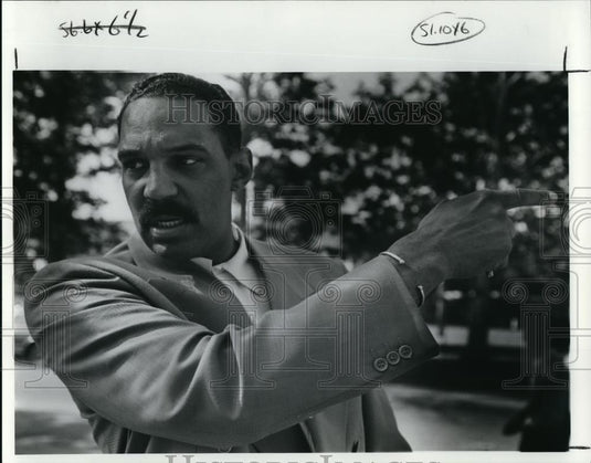 1991 Press Photo Tom Paige - Historic Images