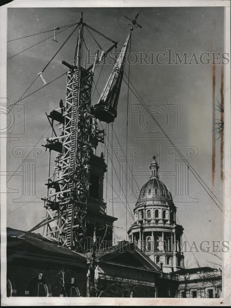 1938 Press Photo The new First Baptist Church of Denver Colo. - Historic Images