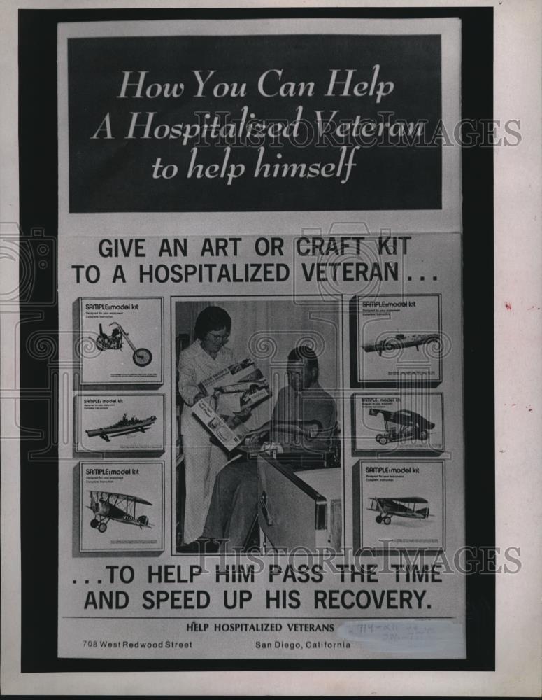 Press Photo ow you can help a hospitalized veteran to help himself? - Historic Images