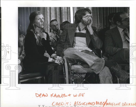1979 Press Photo Dean Kahler and wife in the picture - cvp26142 - Historic Images