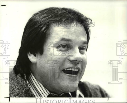 1987 Press Photo Wolfgang Puck, Calif. Chef - Historic Images