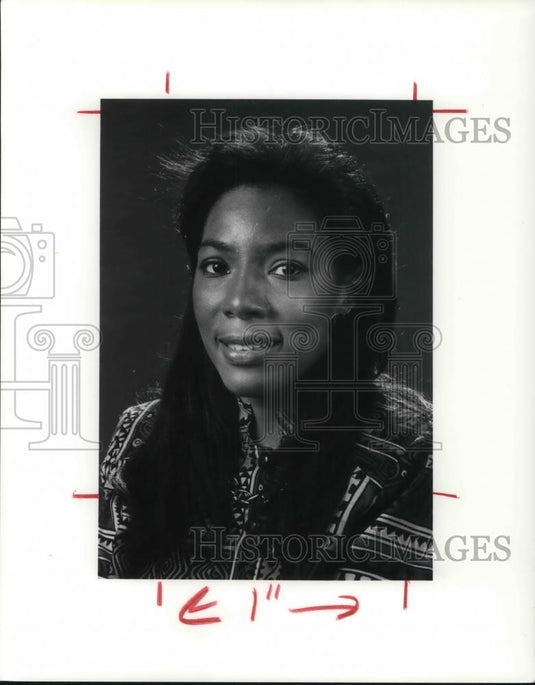 1990 Press Photo Michele D. Hill Newspaper in Education Manager - cvp21943 - Historic Images