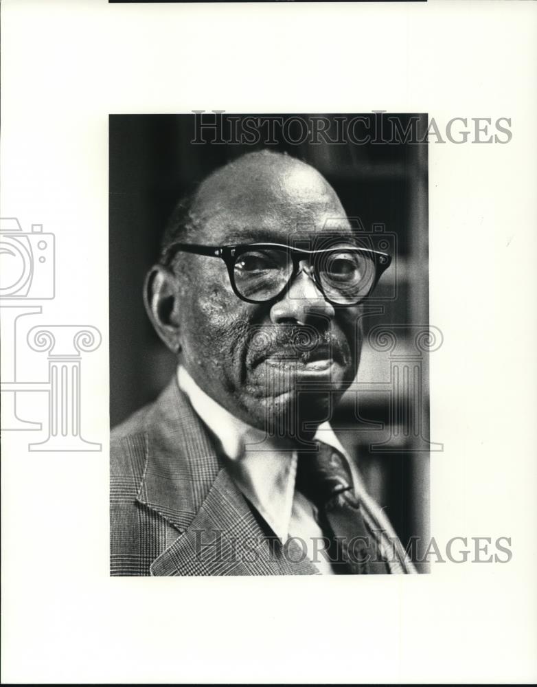 1983 Press Photo Rev William K Richardson, pastor Cleveland based congregation - Historic Images