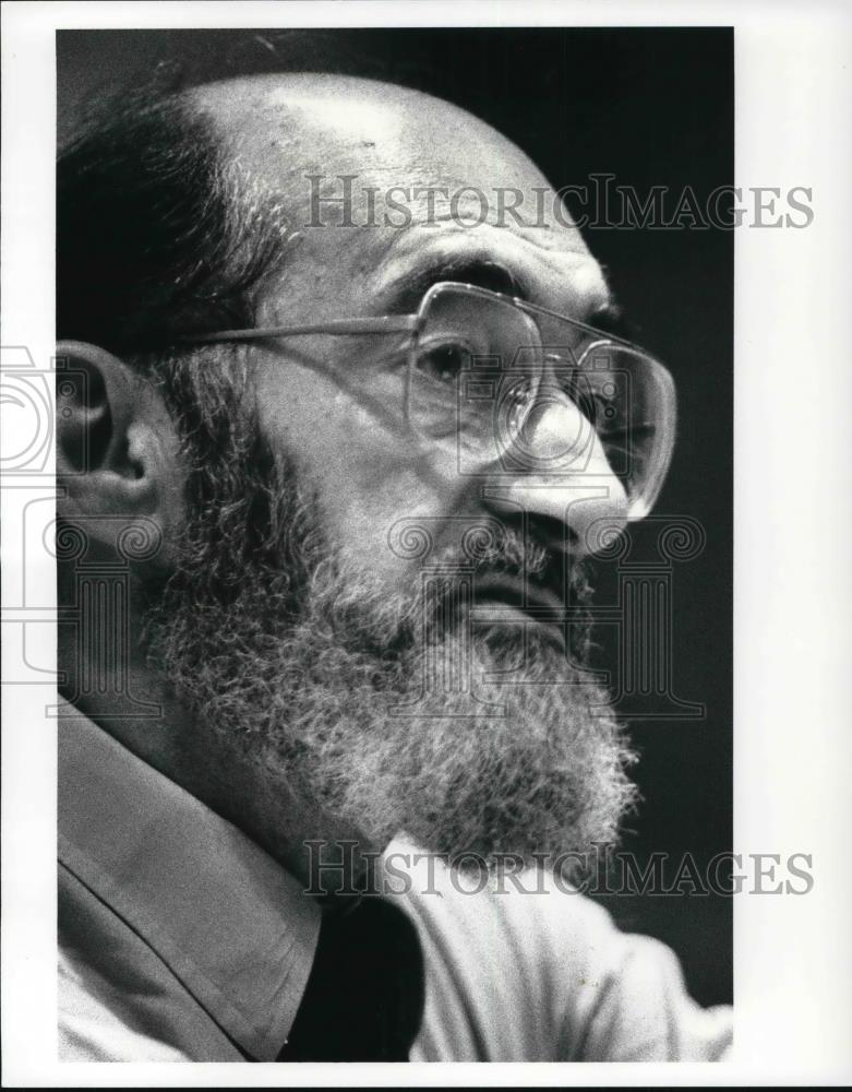 1987 Press Photo The Canadian pro abortion activist, Dr. Henry Morgentaler - Historic Images