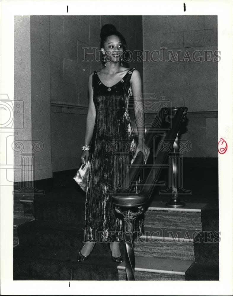 1991 Press Photo Celeste Oglesby, Convention Center - Historic Images