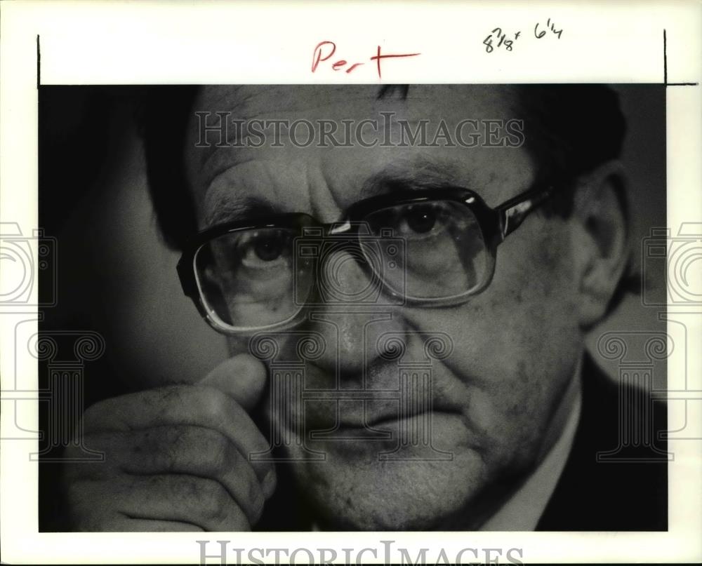 1991 Press Photo Roald Sagdeev Soviet Space Expert - Historic Images