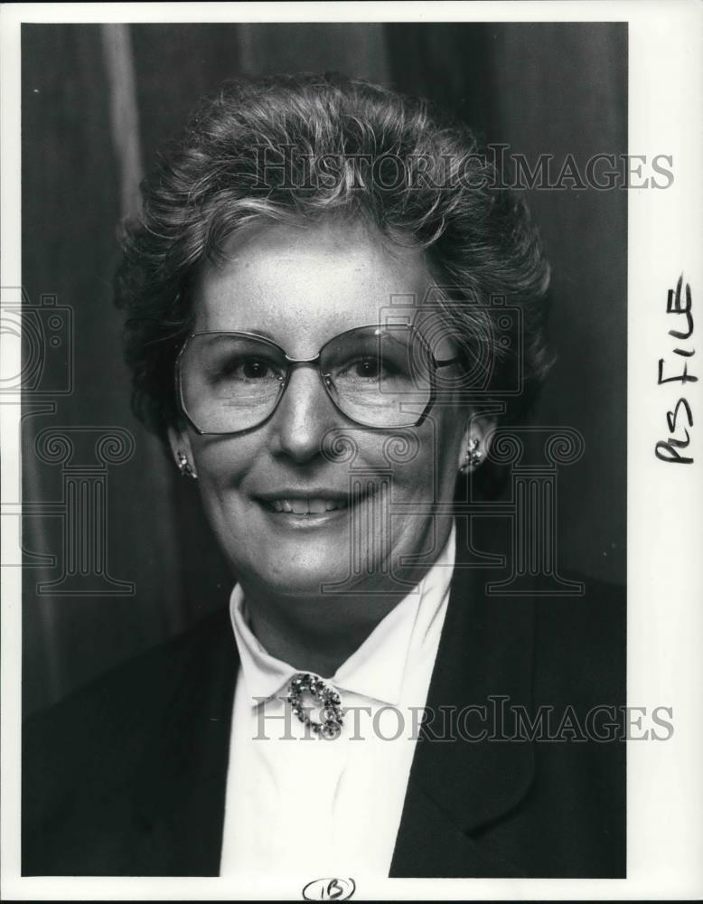 1990 Press Photo Rosemary Mack, C.E.O. of Independence Bank - Historic Images