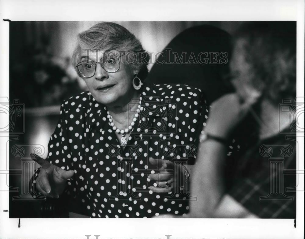 1989 Press Photo Marion Mailman executive director of Schurmann House - Historic Images