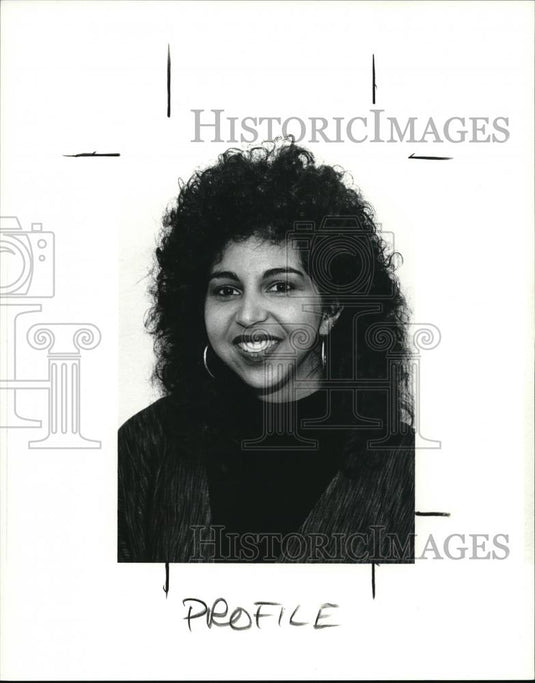 1990 Press Photo Nidia Perez - Historic Images