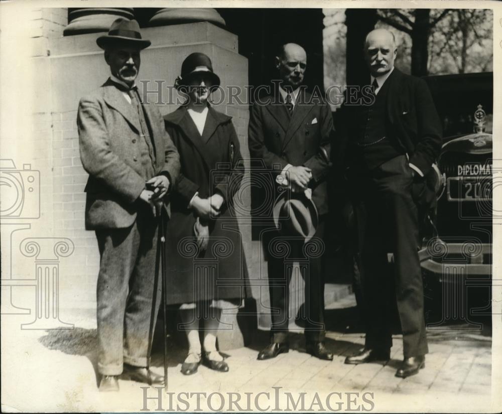 1927 Press Photo Ramsay MacDonald Former Great Britain Premier &amp; Daughter Isabel - Historic Images