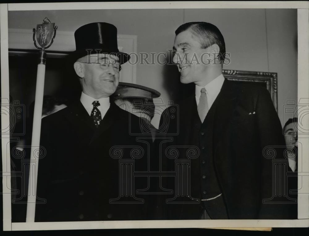 1939 Press Photo Sen. Levertt Saltonstall - Historic Images