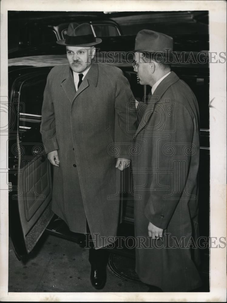 1945 Press Photo Soviet Foreign Minister Vyacheslav Molotov at White House - Historic Images