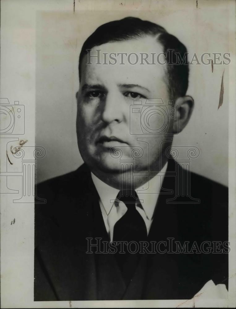 1934 Press Photo General Dave Scholtz, Florida - Historic Images