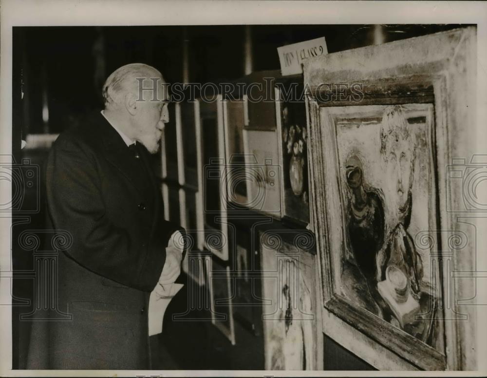 1936 Press Photo Montague Norman Governor of the Bank of England - Historic Images