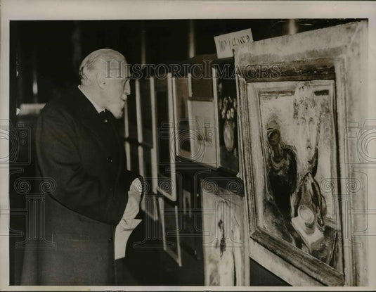 1936 Press Photo Montague Norman Governor of the Bank of England - Historic Images