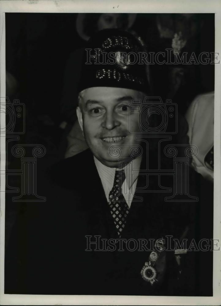 1938 Press Photo Cleveland Edward Blake Winter - Historic Images